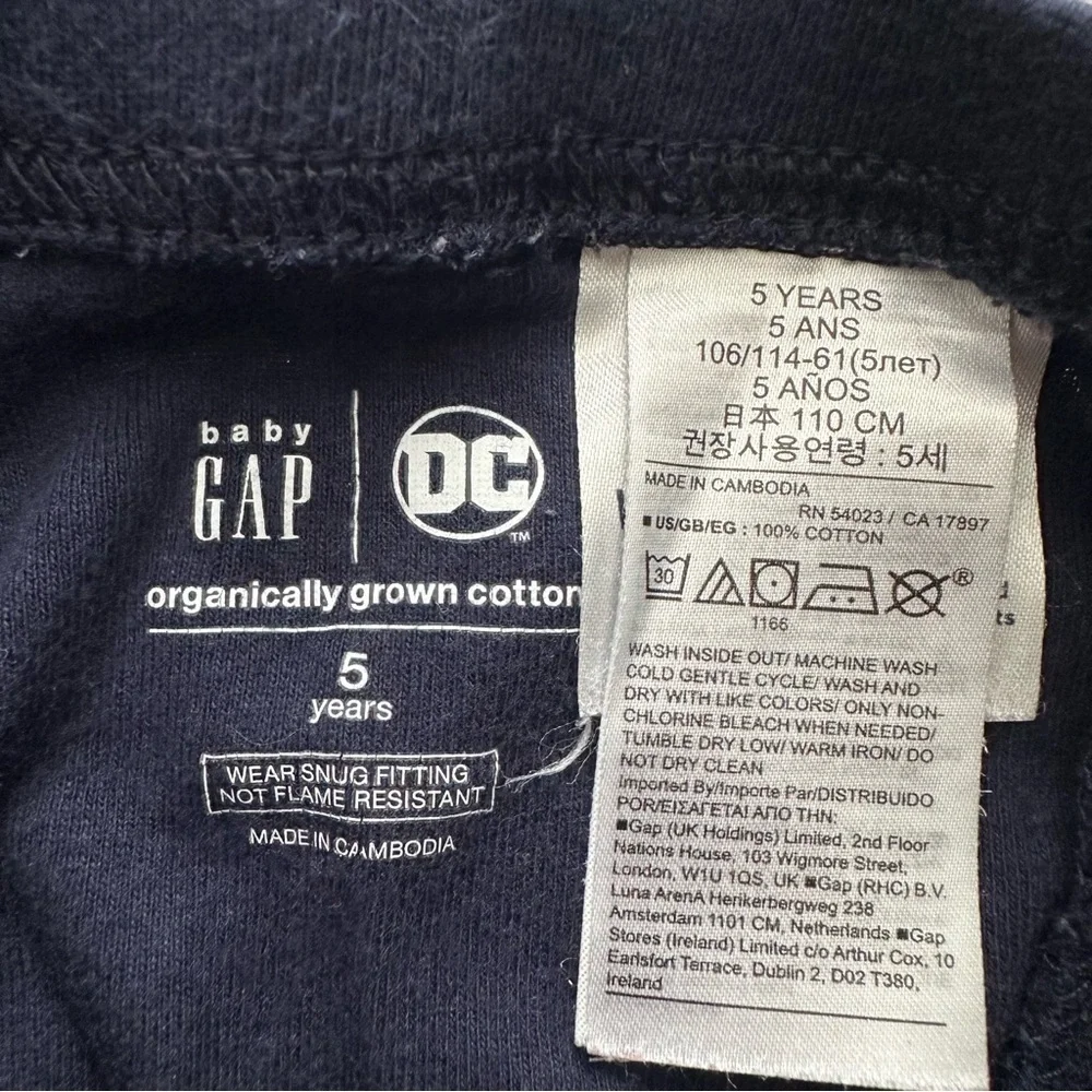GAP Girls Wonder Woman Pajama Set Size 5 Years